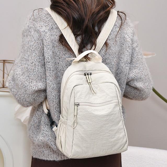 Schoolbag Nylon Breast Bag Travel Backpack Multifunctional Lightweight Outdoor Backpack Women's Triple Casual Crossbody Bag Bag