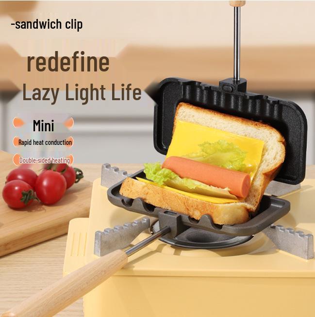 

Антипригарная двусторонняя форма для выпечки сэндвичей (Алюминиевый сплав) Dual Color