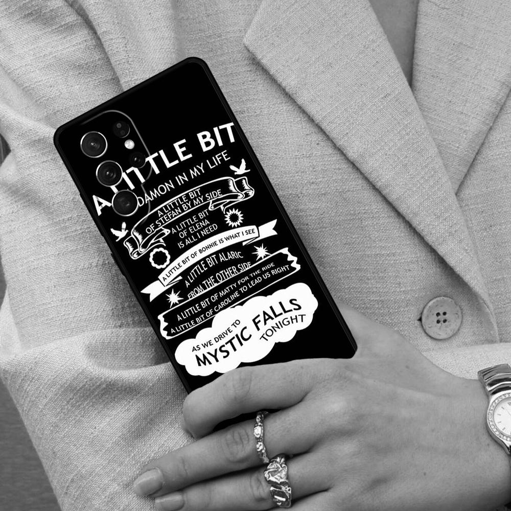 A little bit of Damon Vampire Diaries Cell Phone Case for Samsung Galaxy S26 Ultra S25 S24 S23 S22 S21 S20 Note10 Cover