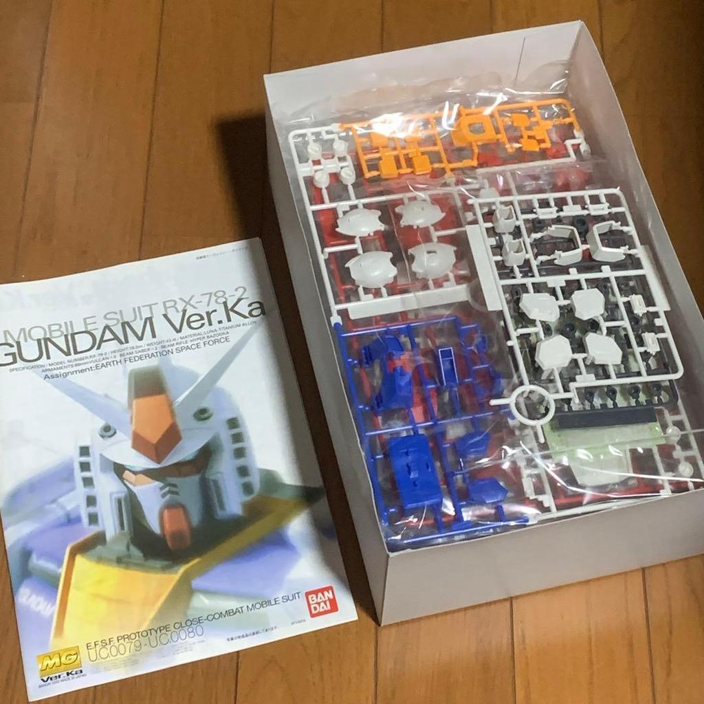 Used [Bag unopened] Bandai 1/100 MG Gundam Ver.Ka [Red logo]