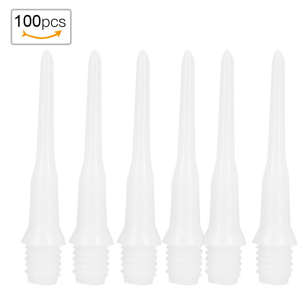 100pcs Plastic   Spots Needle Soft Tips Replacement Set Accessory for Electronic   Black