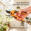 4-Piece Garden Shears Set with Branch Cutter, Bypass Pruner, Cutting Shears and Folding Saw, Aluminum Handles