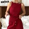 GMXIA Spring and Summer Pajamas Set Solid Colour Comfortable Vest Shorts Casual Loungewear Two-piece Set