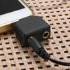 3,5-mm-Steckerbuchse 1 zu 2 Audio-Y-Splitter Kopfhörer-Audiokabel-Adapter Geräte zum Anschließen von Headset-Zubehör