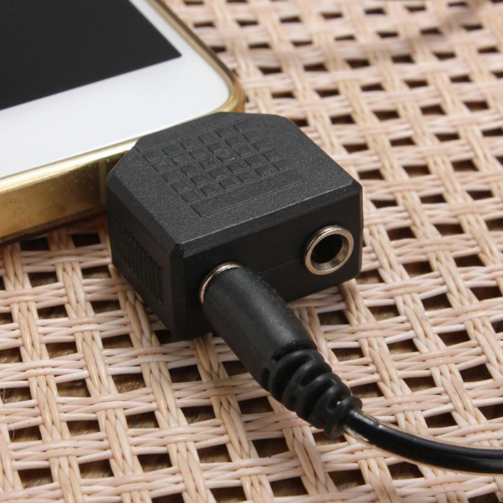 3,5-mm-Steckerbuchse 1 zu 2 Audio-Y-Splitter Kopfhörer-Audiokabel-Adapter Geräte zum Anschließen von Headset-Zubehör