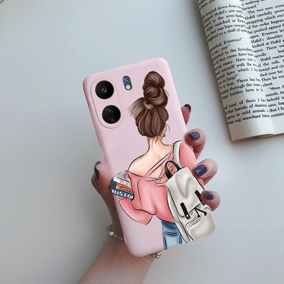 For Xiaomi Redmi 13C Case Super Mom Baby Fashion Girls Cover Soft TPU Fundas For Xiaomi Redmi 13C 13 C Redmi13C Phone Case Coque