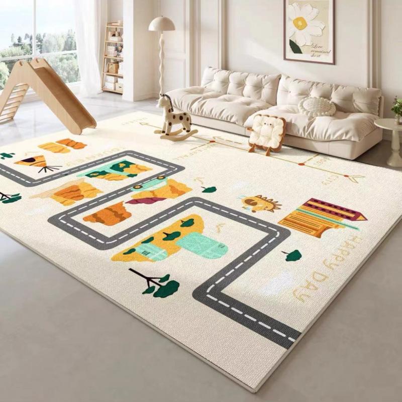 

Мультяшный ковер с игровой тематикой – Нескользящий коврик для пола в детскую комнату для спальни и гостиной, Мягкий игровой ковер 80*120cm