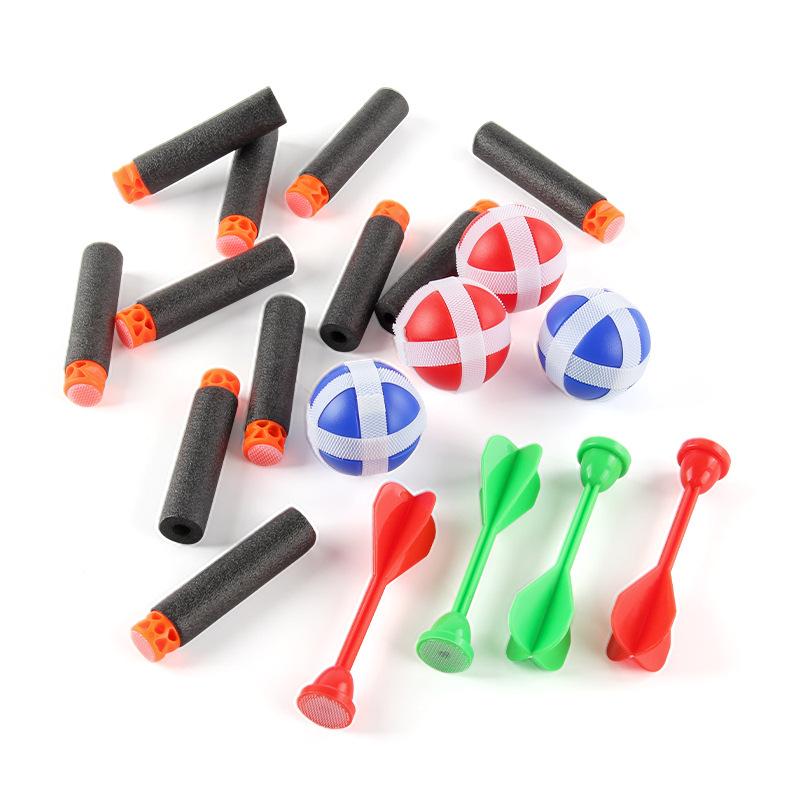 Children'S 3-In-1 Darts, Target Plate, Animal-Phobic Theme, Two-Person Indoor Competitive Sports Toy