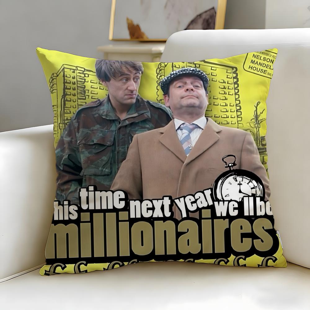 TV series Only Fools And Horses Cushion Cover Soft  EasyWash Pillow Case  Versatile for Couch Bed Travel and Office