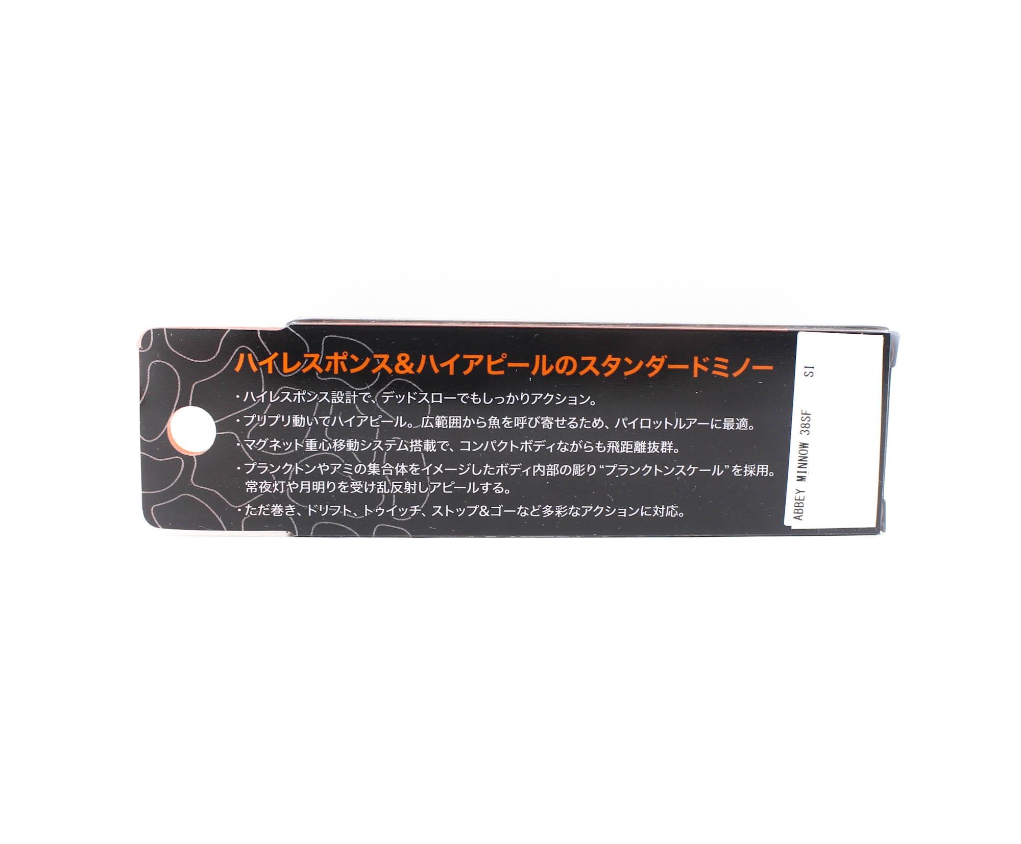 Jackall Leurre flottant Abbey Minnow 38SF Yamino Blanc (7497