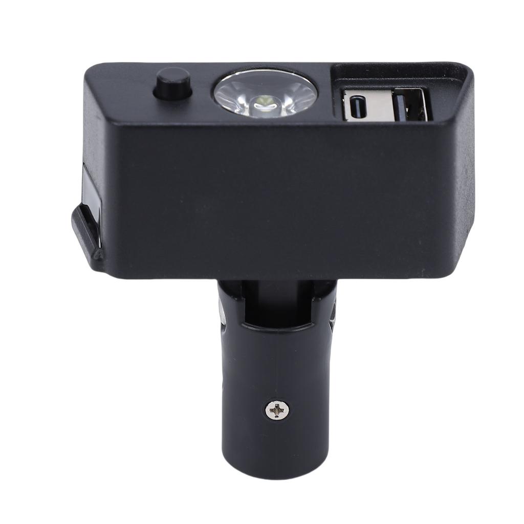 Electric Chair LED Light Universal Mounted with 3 Pin XLR Head USB Charging Port Adjustable Angle