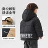 Right Europe Boys Plush Padded Winter Coat Kids Warm Hooded Cotton Jacket Toddlers