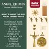 Engelsläuten Original Schwedische Weihnachtsdekoration Mit 4 Kerzen (Glockenspiel) - - -