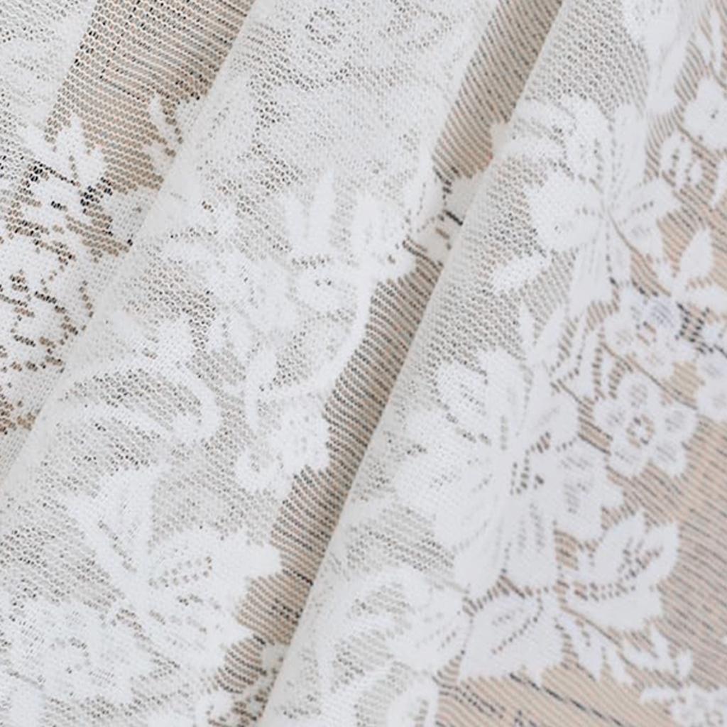 Double Row Lace Curtain Through Rod Lace Short Curtain Finished Curtain Bay Window Kitchen Partition Curtain Window Screen