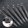 Stainless Steel Antistatic Tweezers Precision Tweezers Set Repair Tools for Electronic Repair Welding Process Tools 6pcs/set