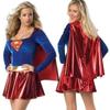 Women's Supergirl Tv Show Cosplay Costume Dress Halloween Roleplay Party Fancy Dress Up Outfit