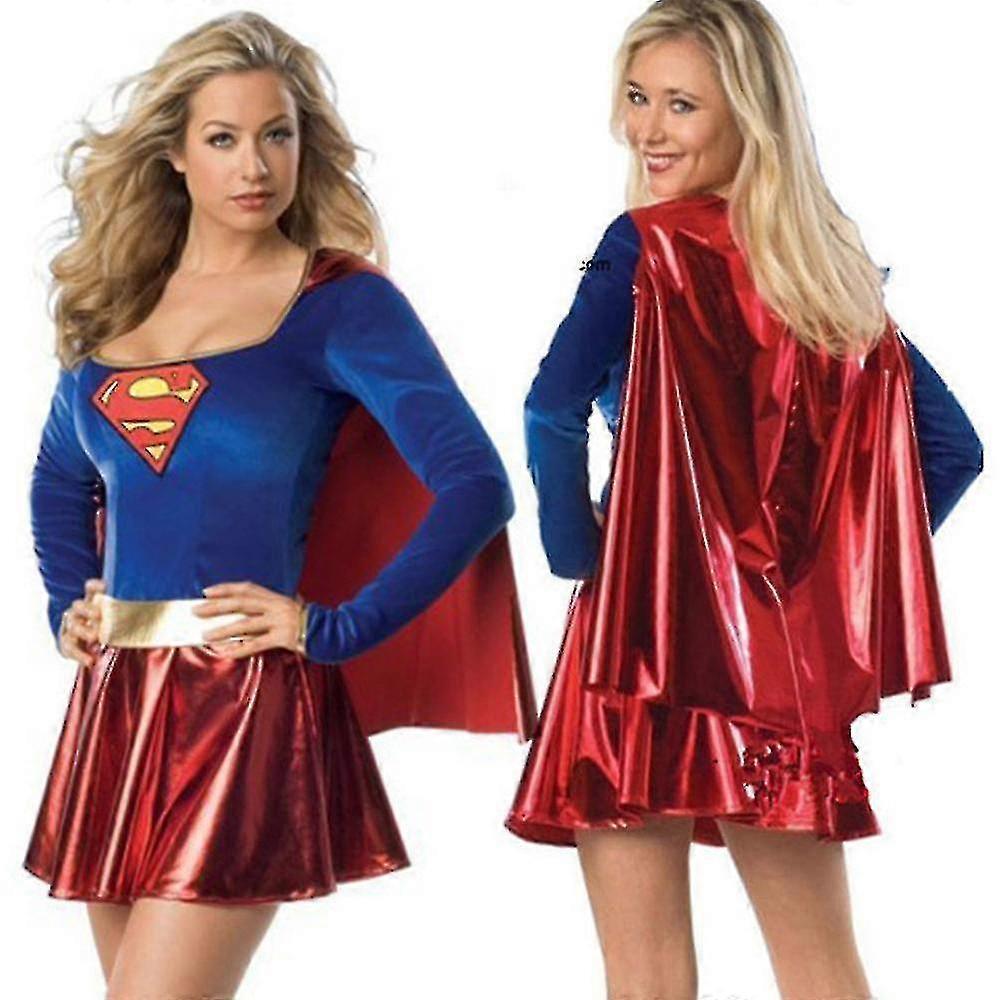 Sieviešu Supergirl TV šova Cosplay kostīms