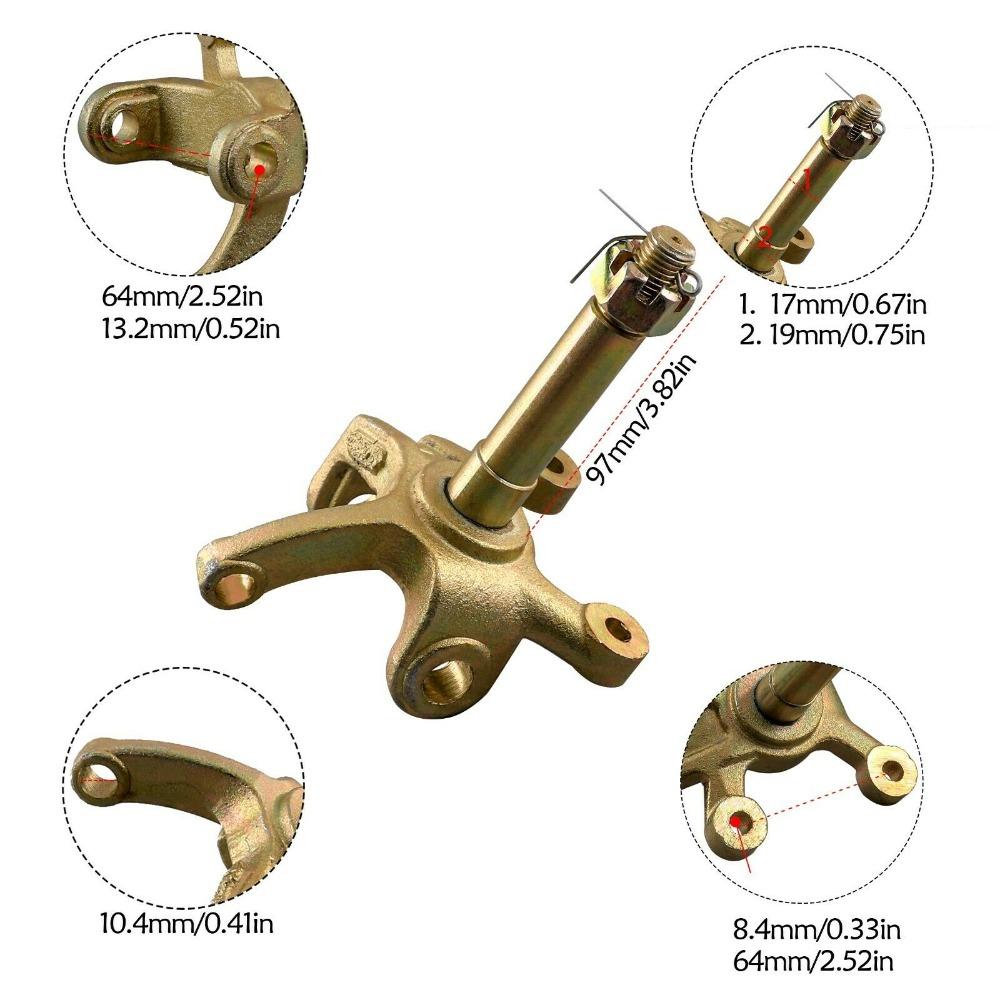 Left & Right Front Wheel Steering Knuckle Spindle for 70cc 110cc 125cc ATV Quad