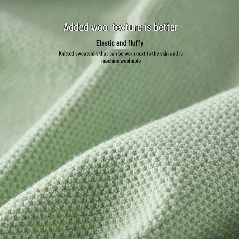 Hodo Men's Thermal Wool Blend Knit Sweater