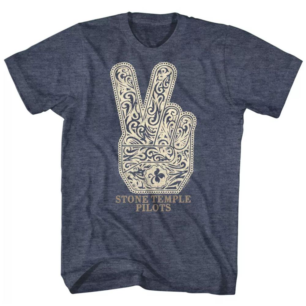 Stone Temple Pilots Album Men s T Shirt Peace Sign Alt Rock Band Concert S