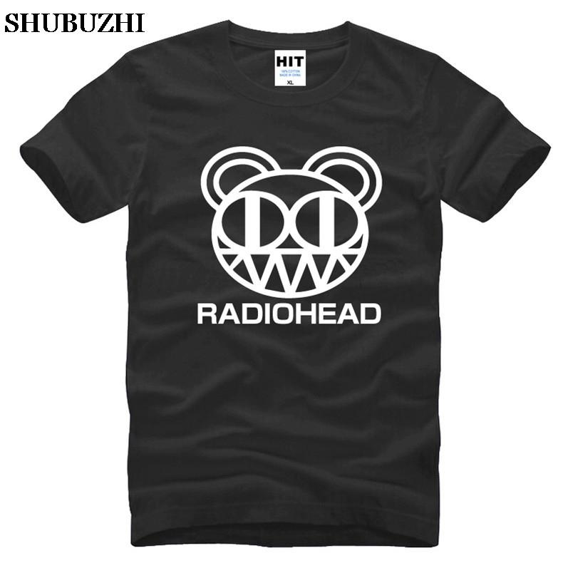 

Новое поступление, футболка унисекс Radiohead, хлопковая футболка с короткими рукавами, крутая футболка в стиле панк, альтернативный рок, футболка с логотипом Radiohead, футболки шубужи S