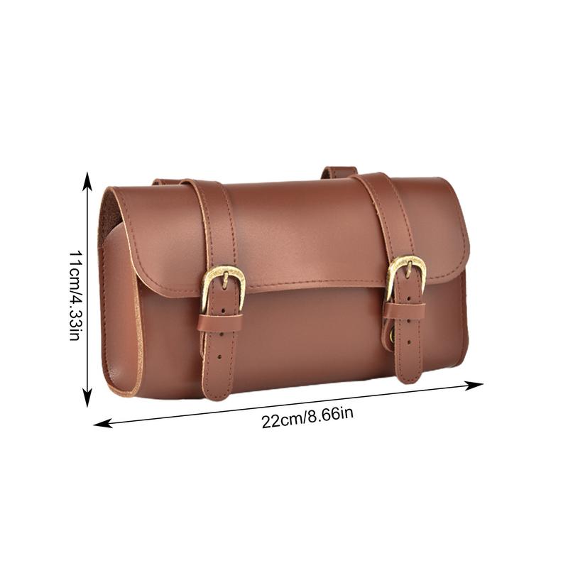 Motorcycle Tool Bag Vintage Handlebar Organizer Pouch For Motorcycle Motorcycle Fork Pouch For Water Bottle Driver's License