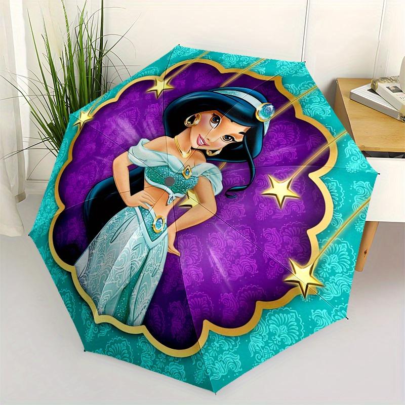 1pc Jasmine, Arabian Themed High-quality Umbrella,Automatic Opening and Closing Umbrella,Multi-functional Umbrella G0811206