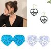 Epoxy Love Heart Mold Silicone Earrings Mold Handmade Fashion Jewelry Molds for Resin Jewelry Making Pendant Crafts