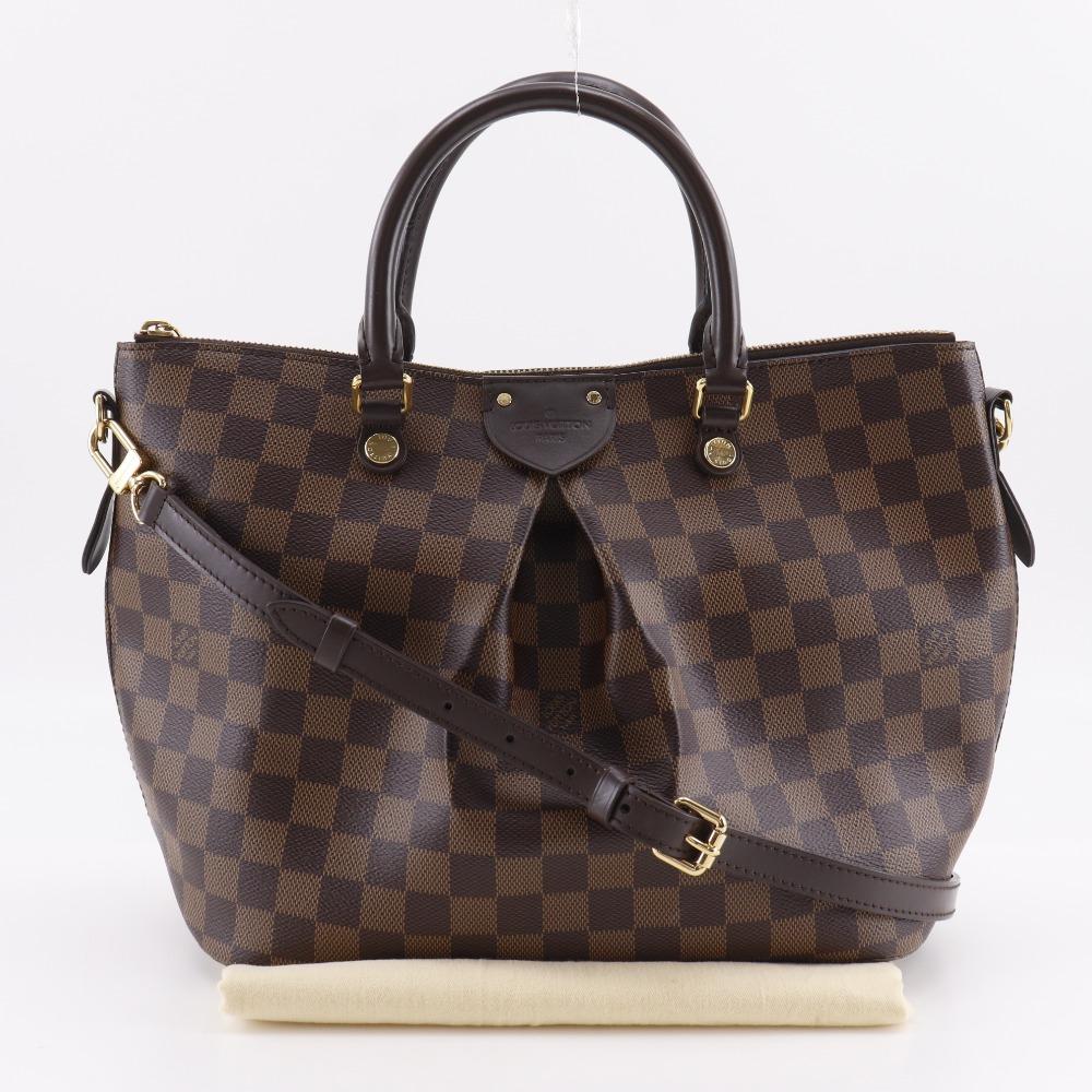 LOUIS VUITTON Sienna MM Handbag N41546 2WAYShoulder Brown Damier canvas Women Used