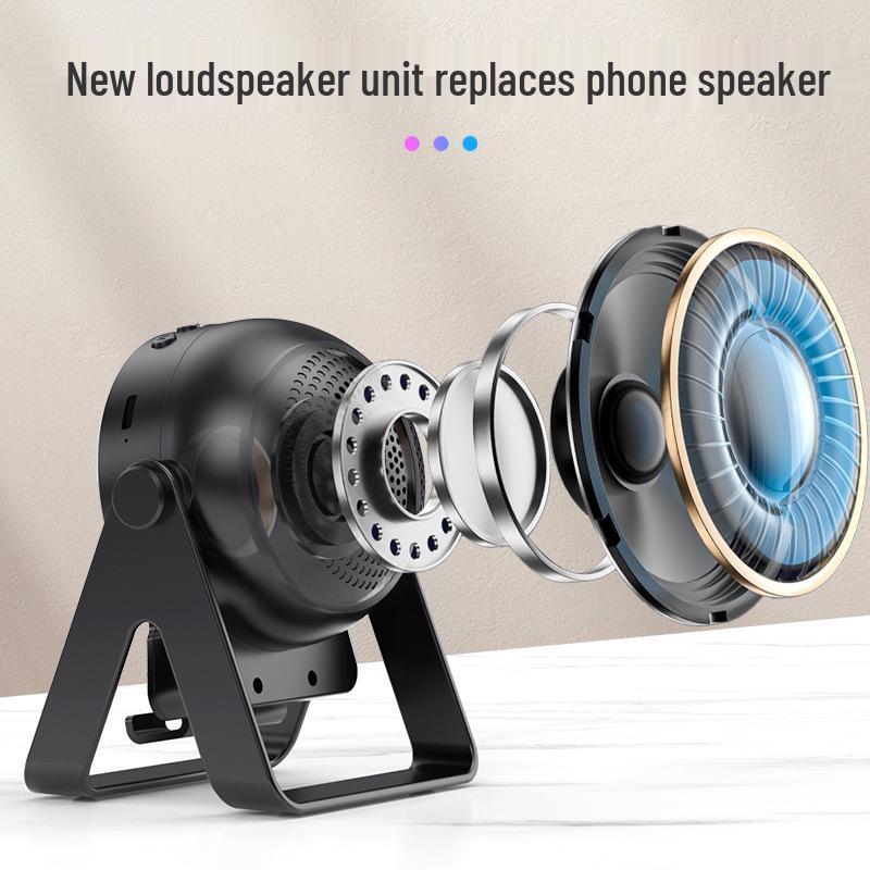 Cross-Border Bluetooth Speaker with Induction Stand, Tech-Sense, Breathing Light, Rechargeable for Outdoor & E-Sports.