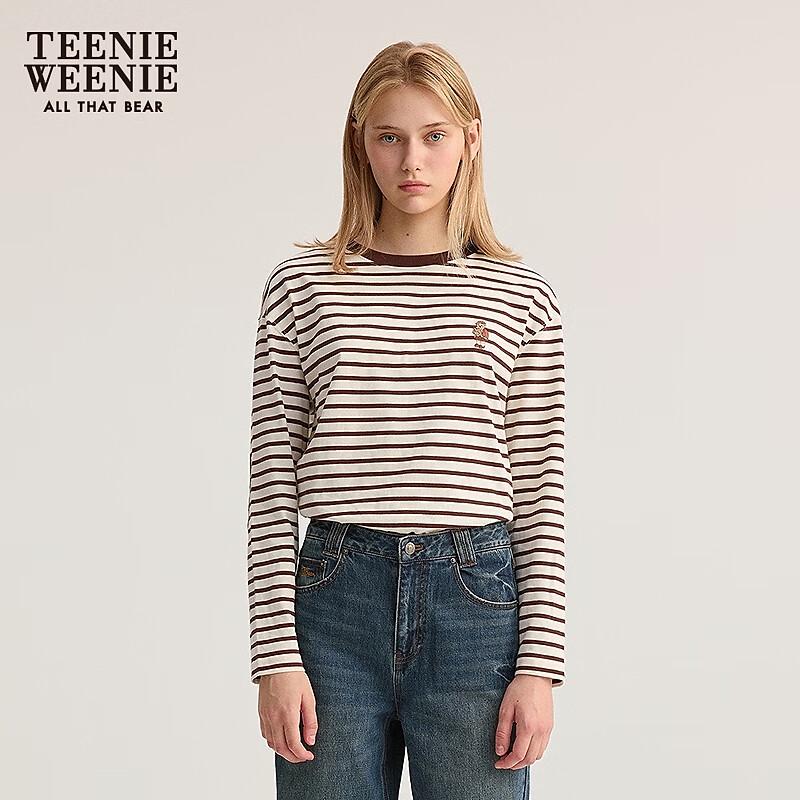 Teenie Weenie Women s Striped Long-Sleeve T-Shirt M