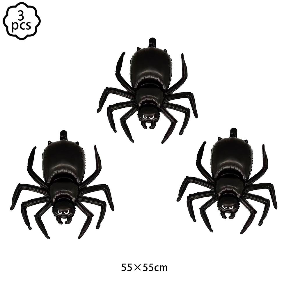 4D Giant Halloween Spider Balloon Decoration black Spider Balloon Halloween Balloon Decor Halloween party Decoration supplies