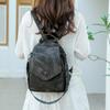 Women's Large Capacity Backpack Soft Leather Multi-Purpose Shoulder Bag