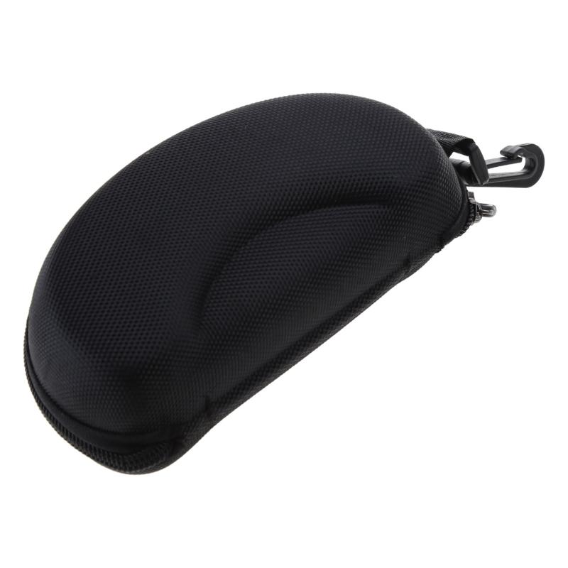 Unisex Big Large Hard-Shell Sports Glasses Case Soccer Basketball Goggles Box Sports Glasses Storage Holder With Clip