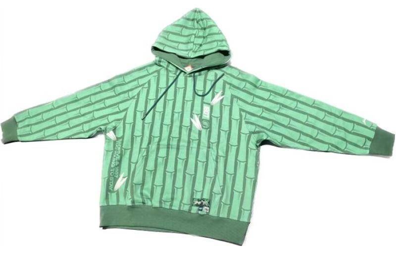Li Ning Sweatshirts Men s Green Hooded Moderate Regular AWDS561-1 L