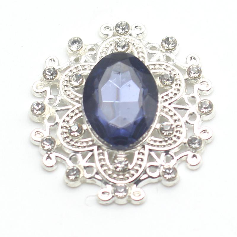 DIY Gift Box: Small 25x26mm Alloy Snap Button, Flat Bottom Rhinestone & Acrylic Rhinestone Button Accessories