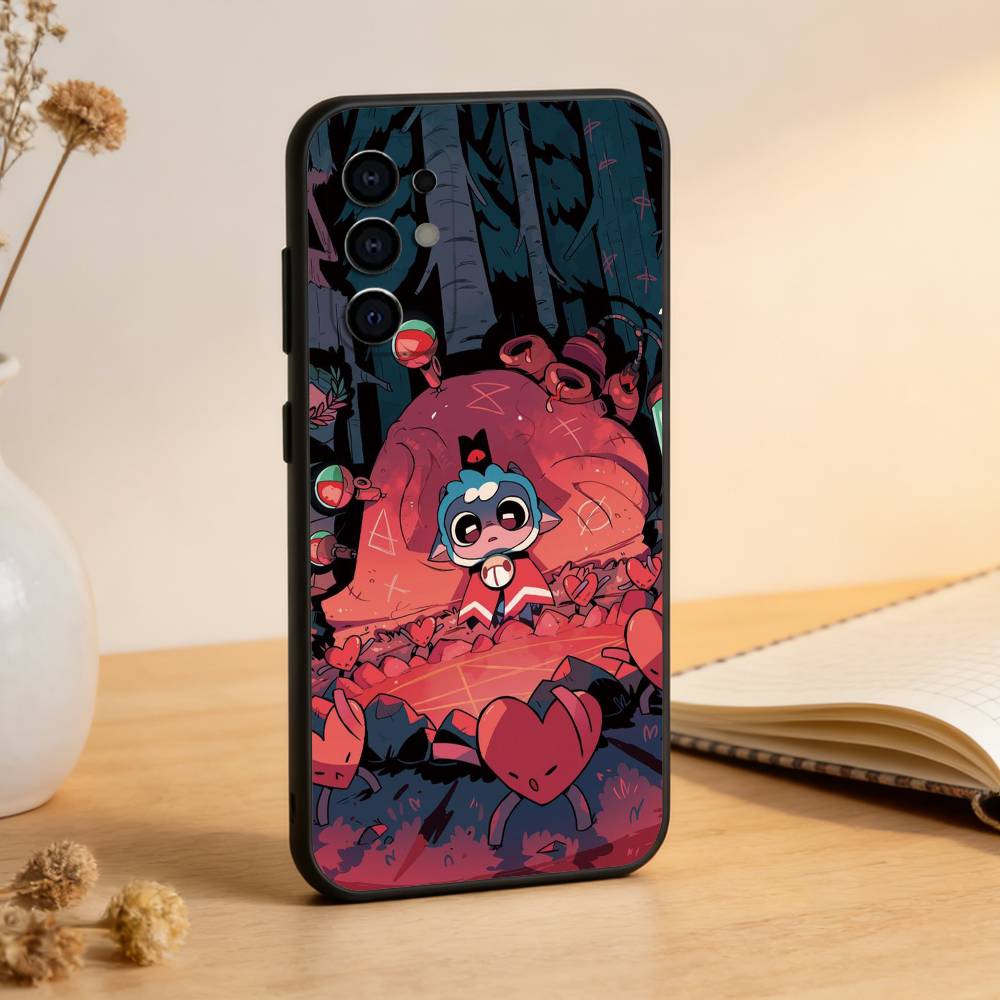 

Games Cult of the Lamb Phone Case Black Silicone Soft For Samsung S25,S24,S21,S22,S23,S30,Ultra,S20,Plus,Fe,Lite Samsung S22plus5G