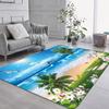 Beach Wave Seaside Pattern Carpet Soft Living Room Decor Rug Floor Mat for Bedroom Sofa Area Balcony Lounge Kitchen