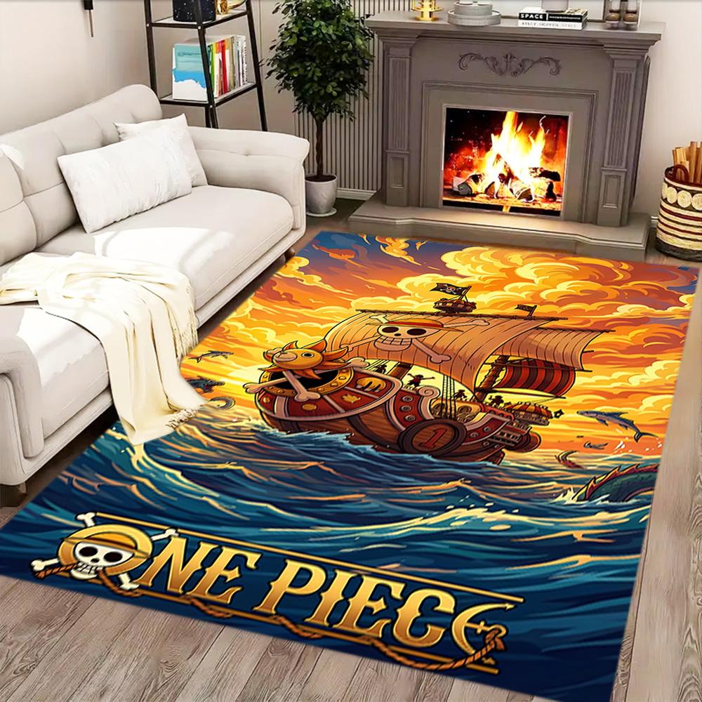 One Piece Adventure for Living Room Rug, Bedroom, Study Room, Hallway Decoration, Perfect for Home Decoration or Holiday Gifts