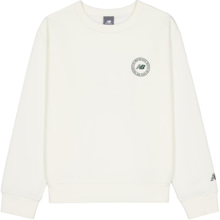 New Balance NB Sweatshirt Women s White AWT43368-CIC L