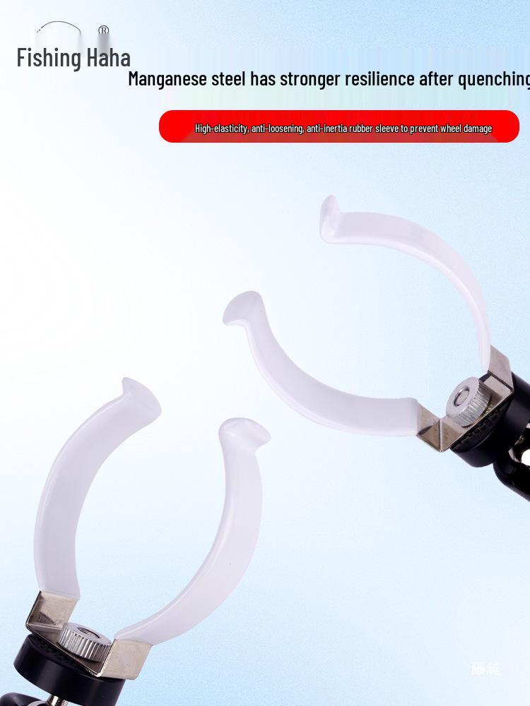 Folding Ice Fishing Rod Holder - Adjustable Winter Rod Stand & Support Frame