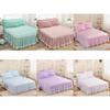 Easy To Clean Non-Slip Mattress Cover Wide Bed Skirt Elegant Princesses Bed Skirt Ruffled Bed Skirt