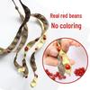 Red Bean Bodhi 108-Bead Bracelet, Acacia Seeds, Birth Year Gift for Men and Women - Chinese Valentine's Day