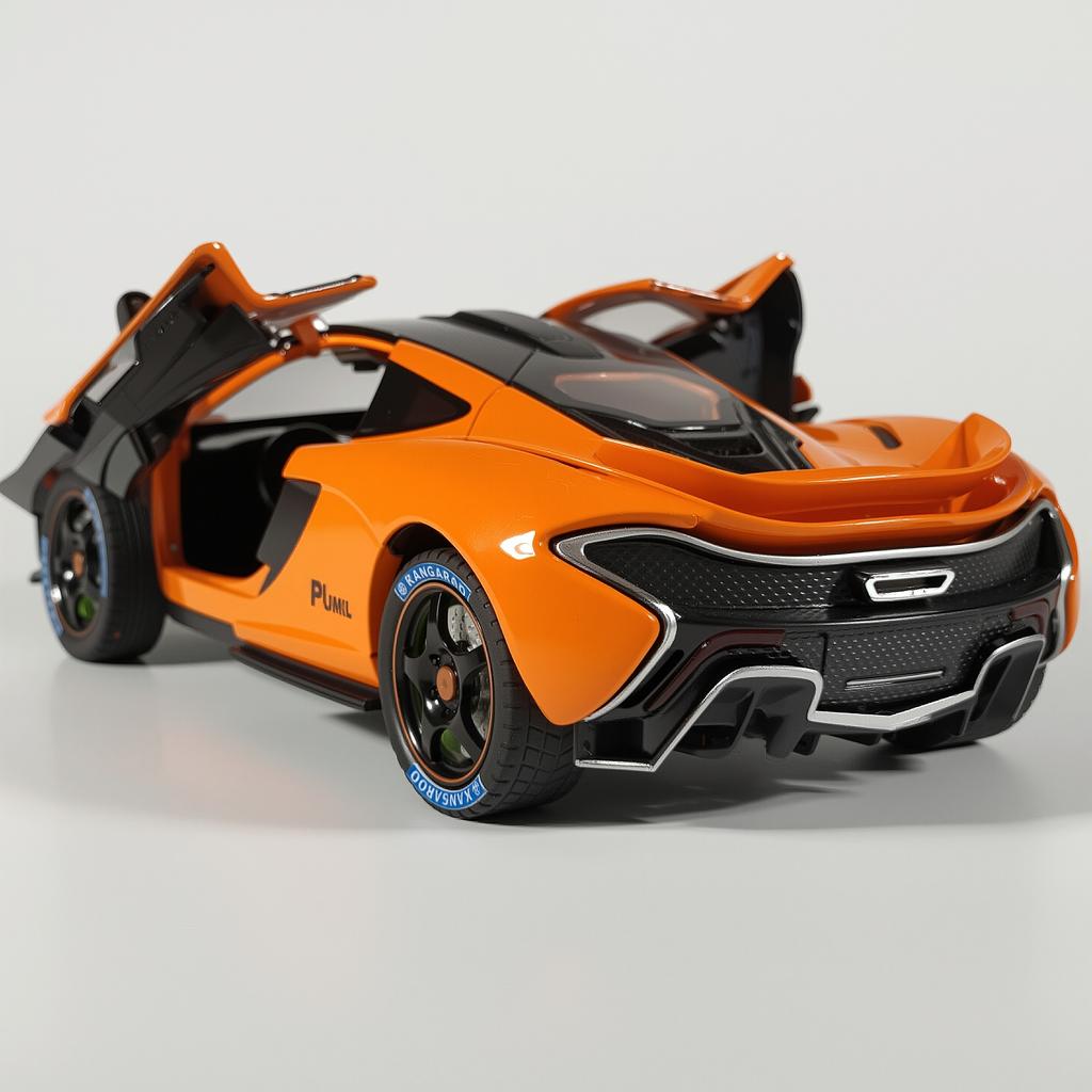 1/24 McLaren P1 GTR Supercar Alloy Diecast Model Car High Simulation Decoration Display Ornaments Collection Hobby Holiday Gift