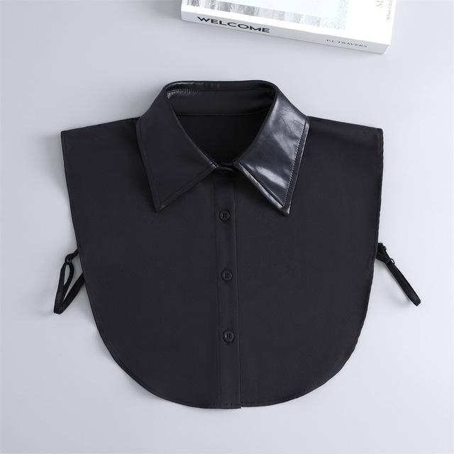Linbaiway New Lapel Fake Collar Vintage Detachable Shirt Collar for Women Blouse Sweater False Collar Lapel Top Neckwear Ties