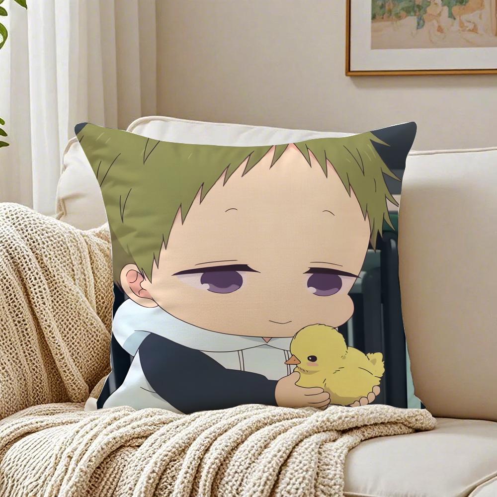 Cute Sweet Character K-Kotaro Cushion Cover Linen Pillowcase Soft For Sofa Bed Home Room Decor