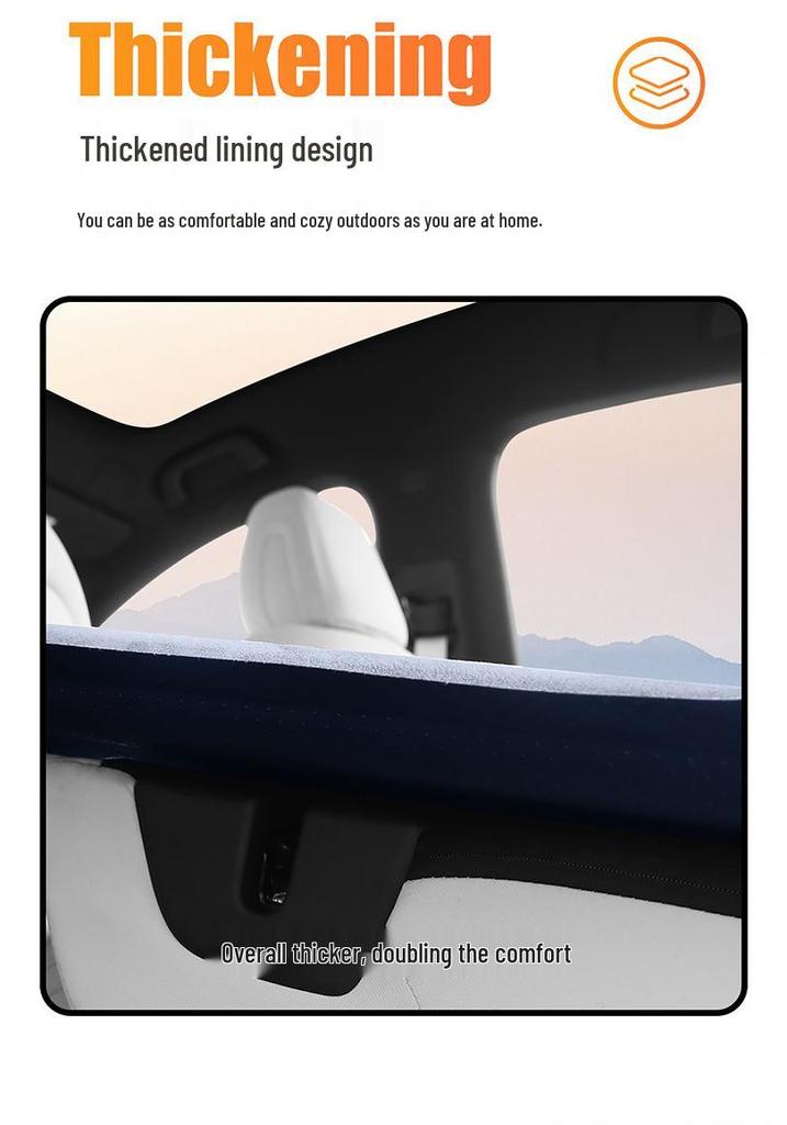 Inflatable Car Sleeping Mat for XPeng G9/G6: Trunk Air Mattress, Camping Essential.