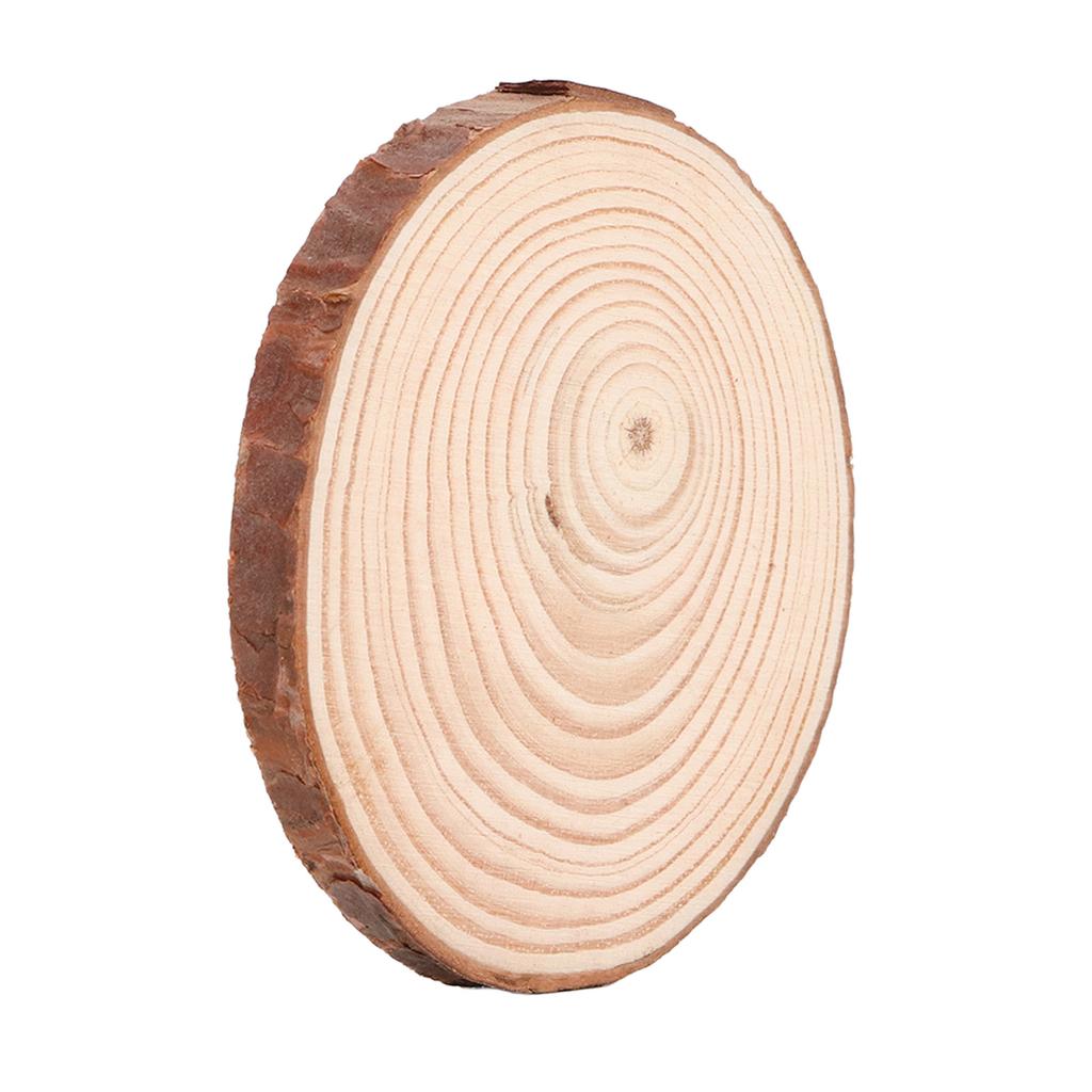 25 Bucăți Lemn Pin Suport de Pahar Recuzită Ornament pentru Decor Acasă