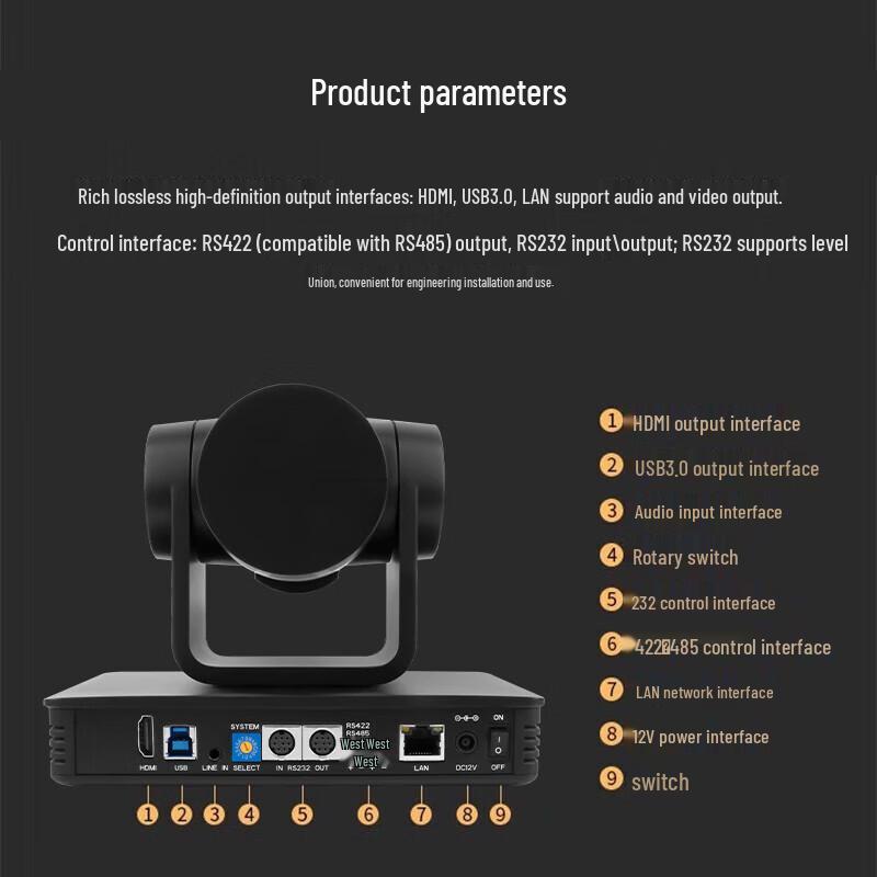 TCHD Video 420K Live Streaming PTZ Camera
