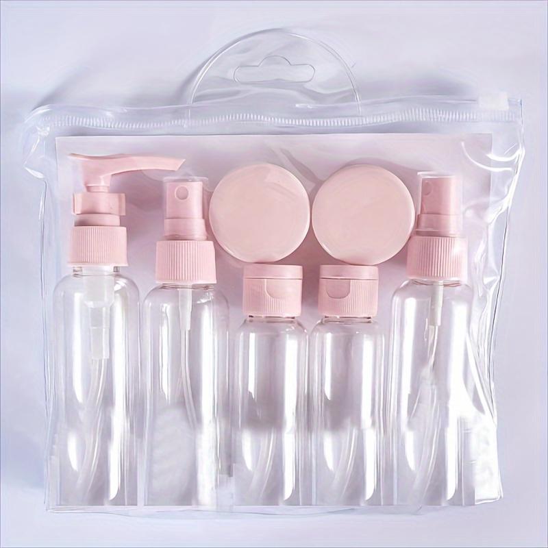 

Advanced travel bottle set - Leak proof and refillable containers for toiletries, shampoo, and conditioner - portable